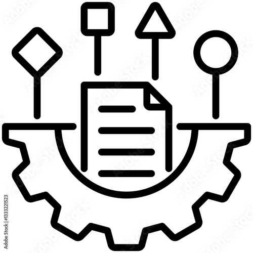 Raw Data Icon