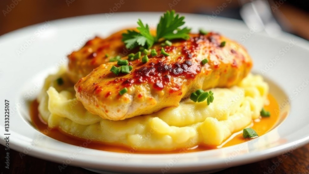 chicken with mashed potatoes chicken with mashed potatoes