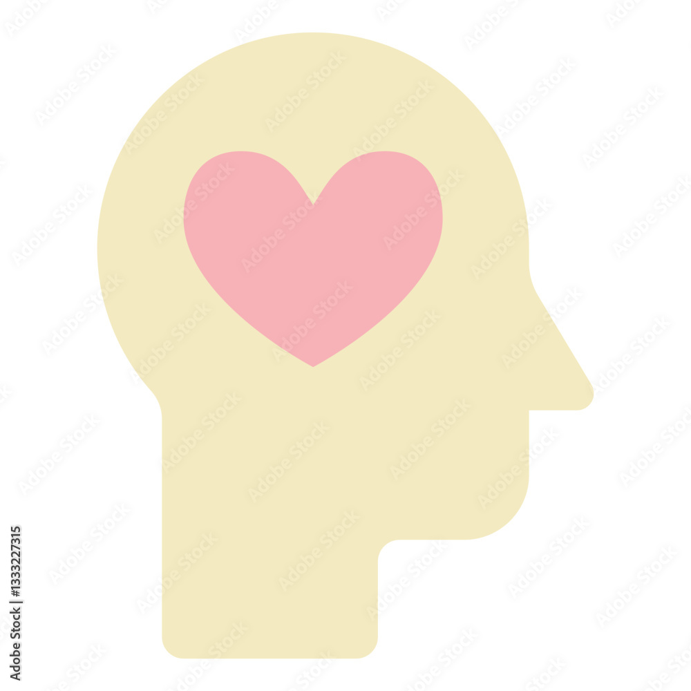 Illustration of Heart-Mind Connection Illustration of Heart-Mind Connection