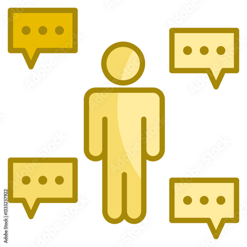 Testimonials  Icon Element For Design