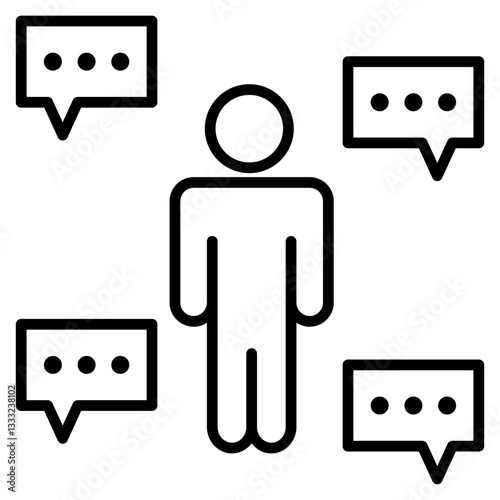 Testimonials  Icon Element For Design
