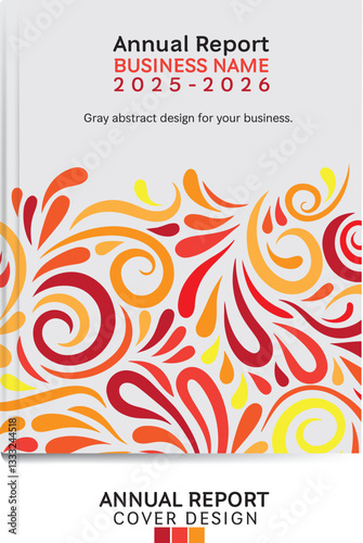 Annual report cover Business design