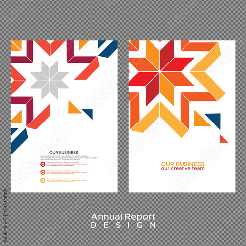 Annual report cover Business design