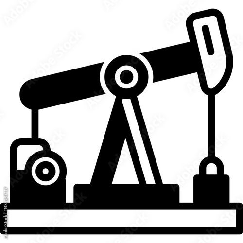 Oil Pump glyph icon