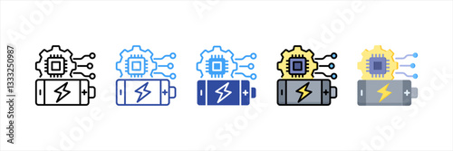 Smart Energy Multi Style Icon Set