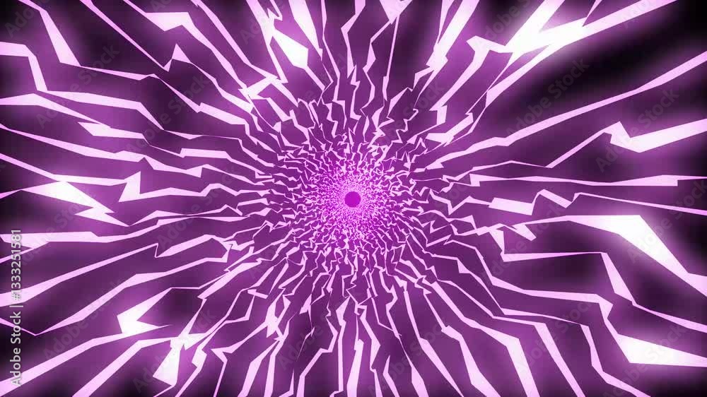 2d anime-style vj loop tunnel abstract motion background