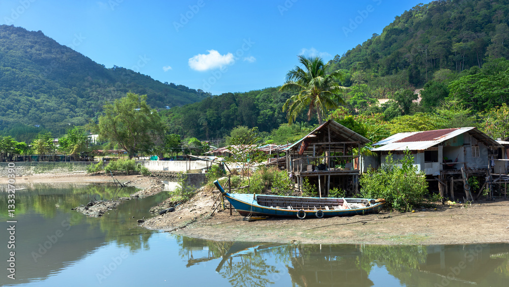 Thai Fishing Village: Life on the Riverbank