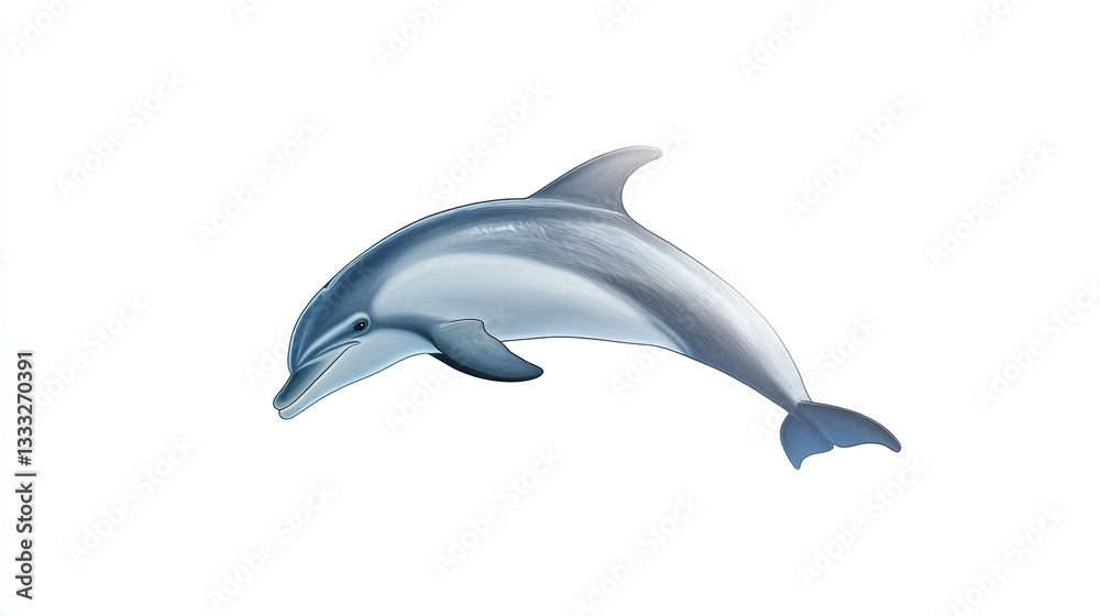 dolphin jumping isolated on white background dolphin jumping isolated on white background