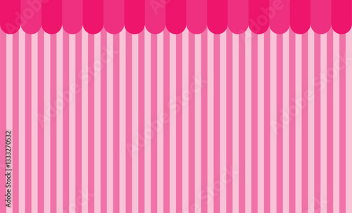 Background strip candy booth unique design