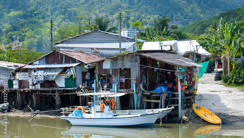 Thai Fishing Village: Life on the Riverbank