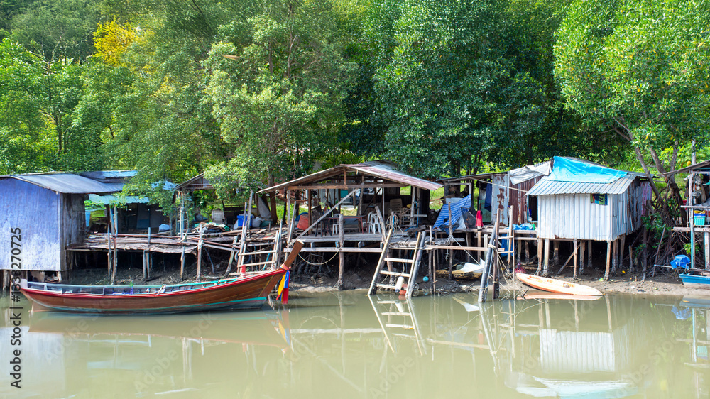 Thai Fishing Village: Life on the Riverbank