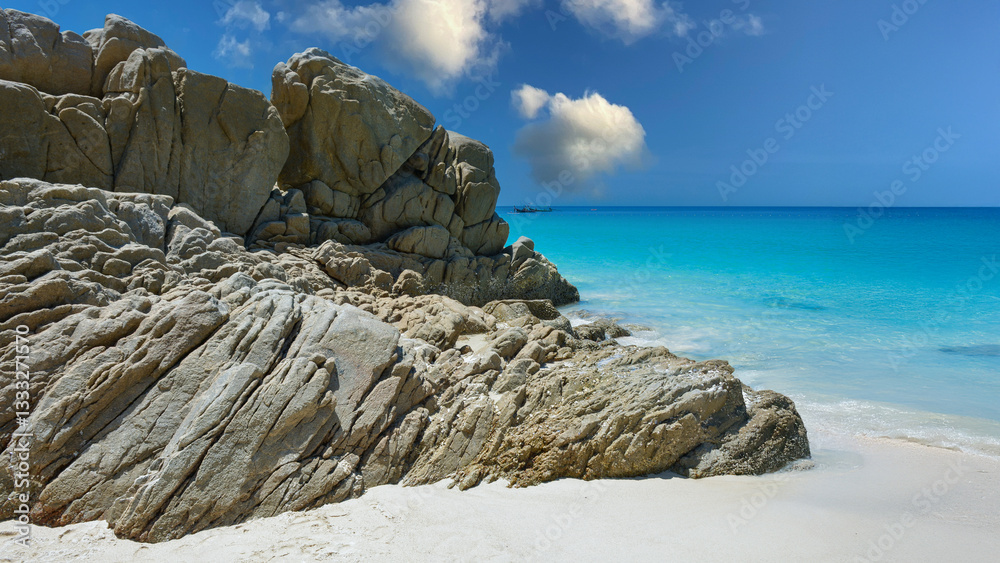 Freedom Beach Thailand, White Sand and Turquoise Sea