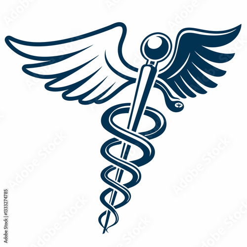 caduceus medical icon