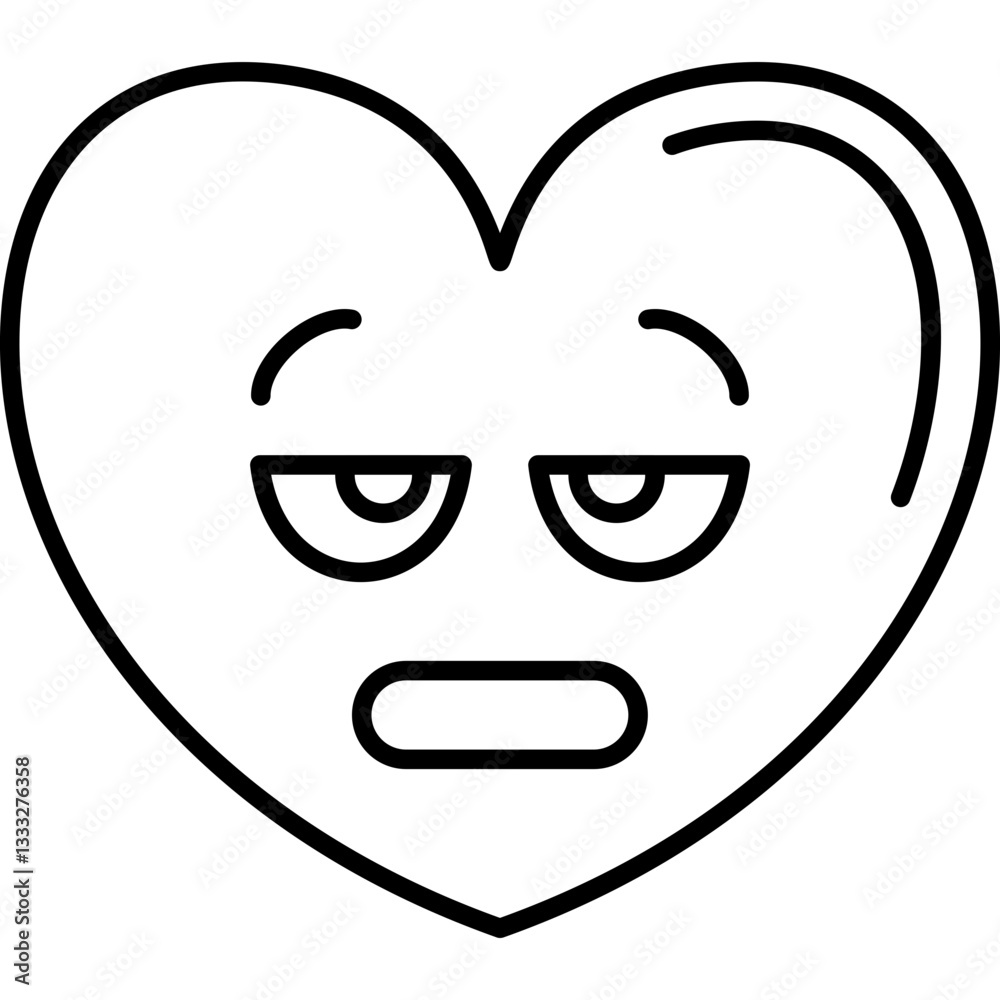 Unamused Heart Icon