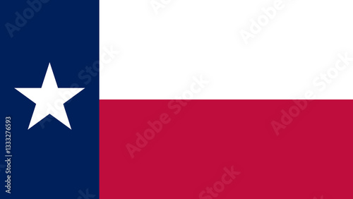 Free Download Texas flag waving in the wind during the day, symbolizing state pride and heritage in a clear blue sky - GFXLoad