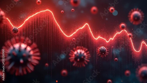 abstract red background