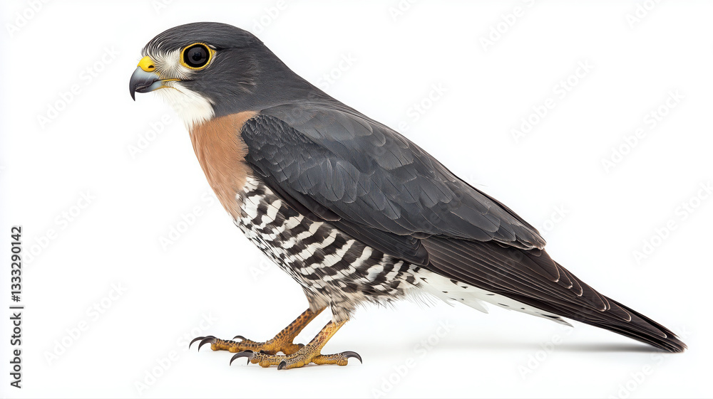 Bird isolated on white background. Bird isolated on white background.