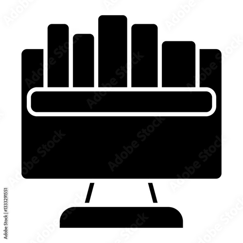 online library Solid icon