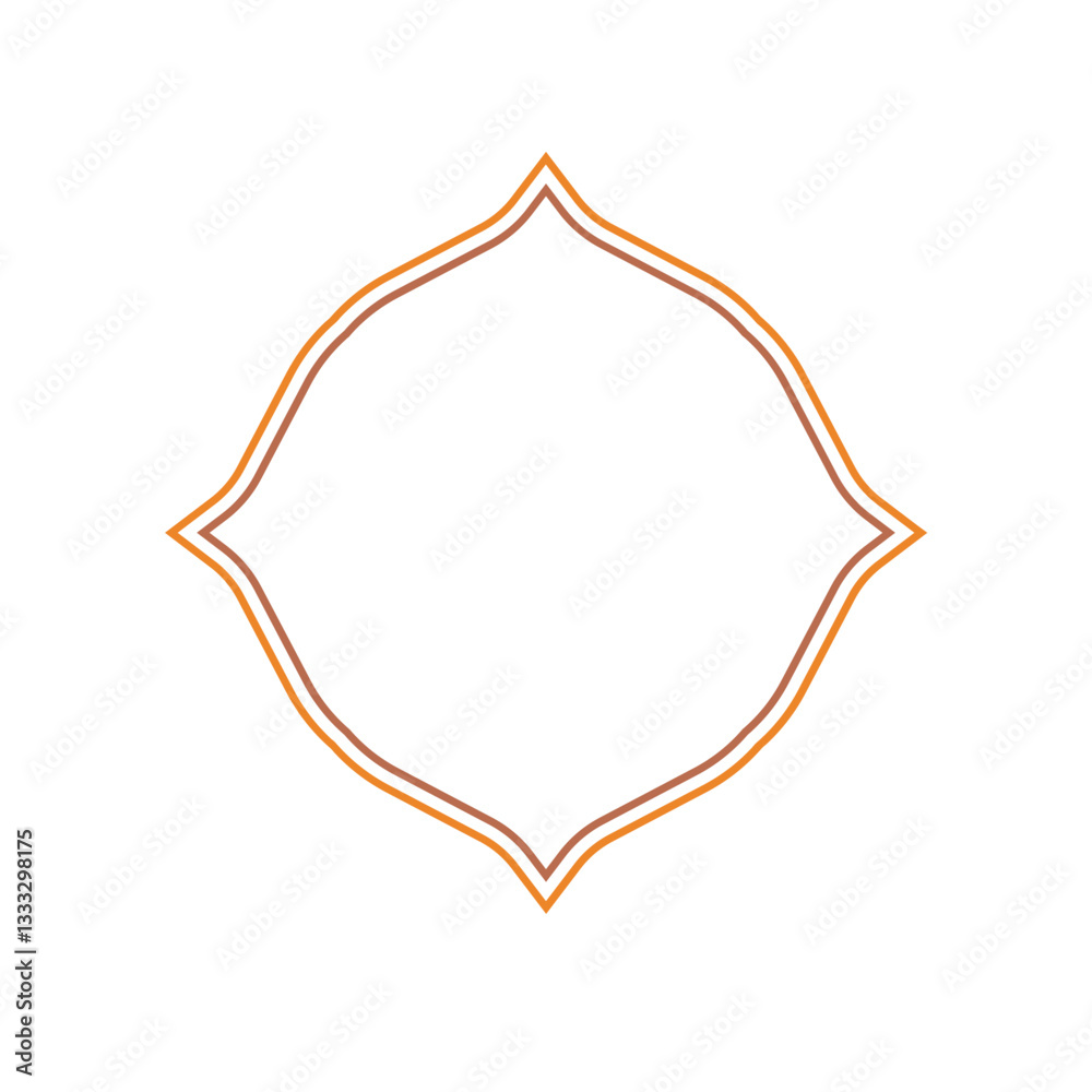 Line Islamic Border Arch Doors and Windows for Decorative Frames and Greeting Cards Line Islamic Border Arch Doors and Windows for Decorative Frames and Greeting Cards