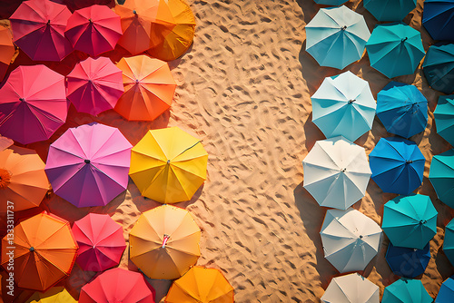 Traditional umbrellas in Thailand
