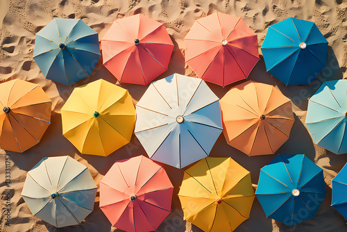 Traditional umbrellas in Thailand
