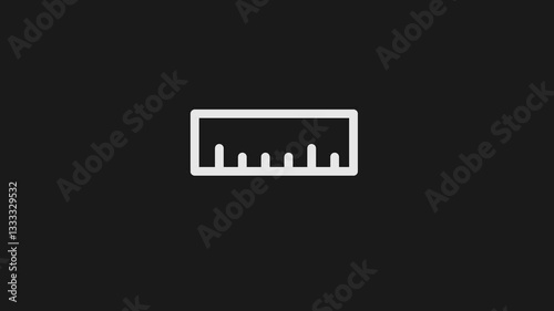 A ruler measuring a line, symbolizing accuracy and precision