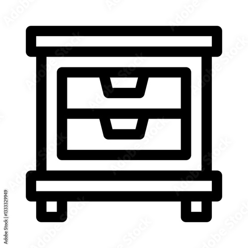Dresser line icon