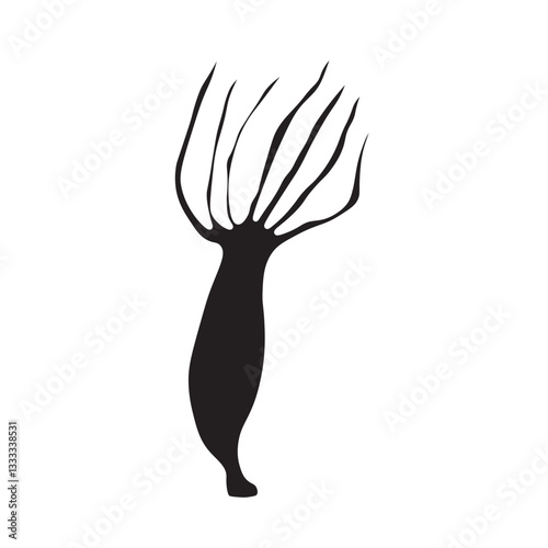 Hydra vulgaris glyph icon