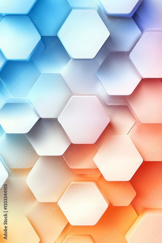 Abstract Hexagon Pattern Background Abstract Hexagon Pattern Background