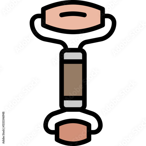 jade roller filled outline icon