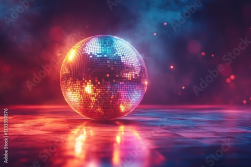 disco ball with lights