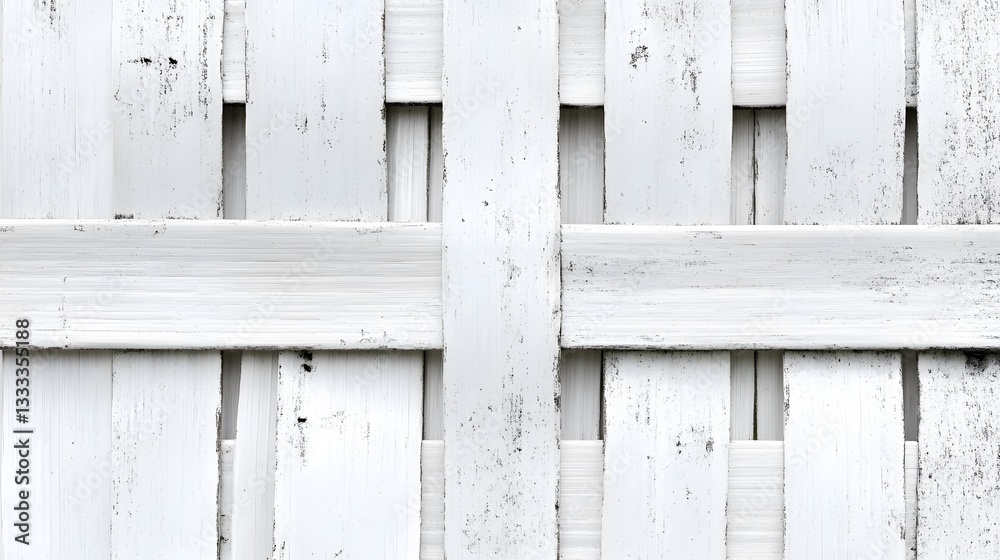 Fototapeta premium White Wooden Weave Pattern Texture Background