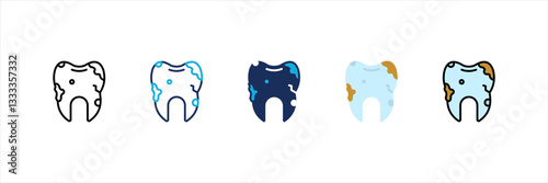 Bad Tooth Multi Style Icon Set
