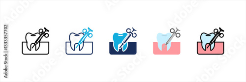 Anesthetic Multi Style Icon Set