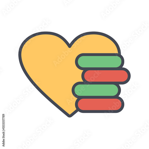 Donor Relations Vector Icon