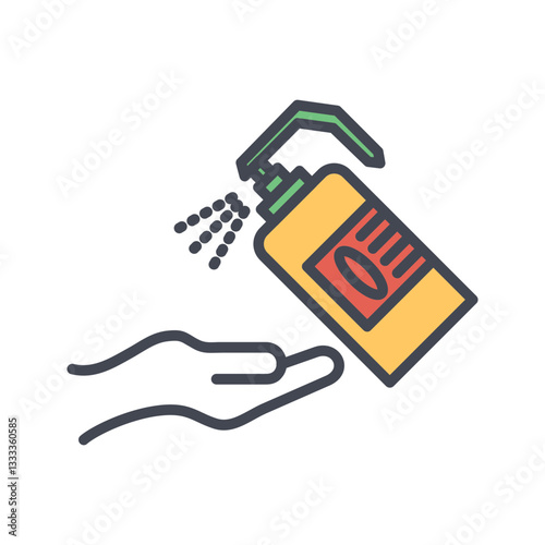 Antiseptic wipes Vector Icon
