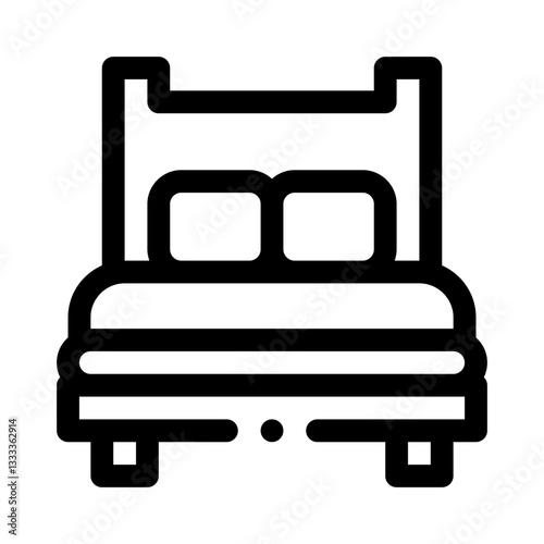 Bed line icon