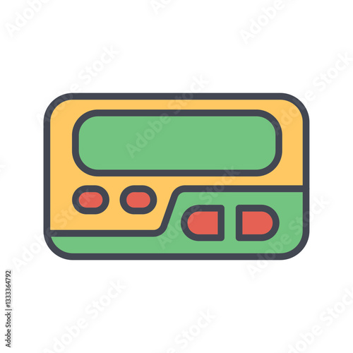 Pager Vector Icon