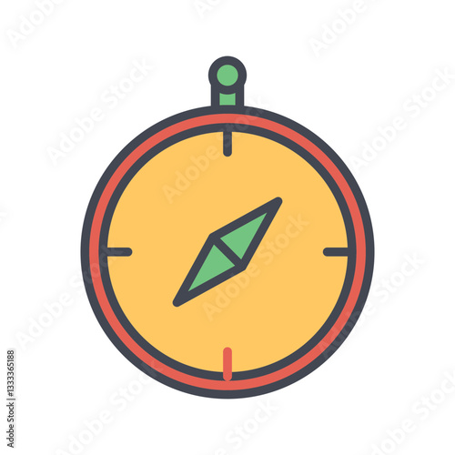 Free Download Compass Vector Icon - GFXLoad