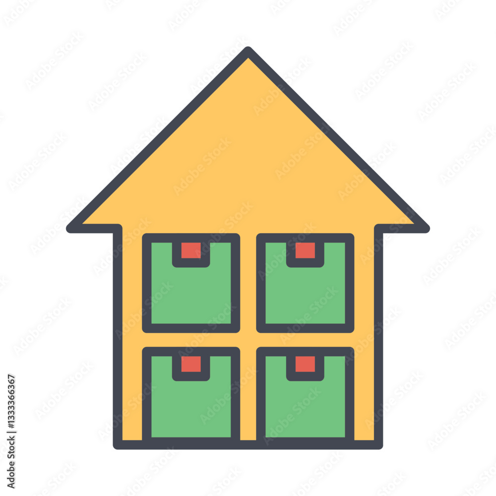 Inventory Management Vector Icon