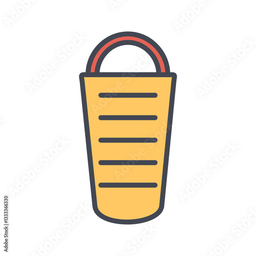 Sleeping bag Vector Icon