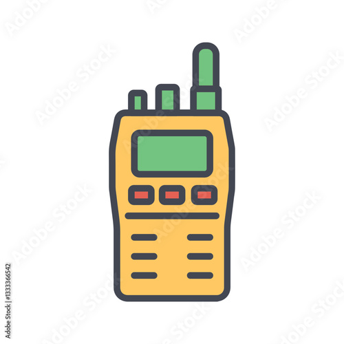 Police Radio Vector Icon