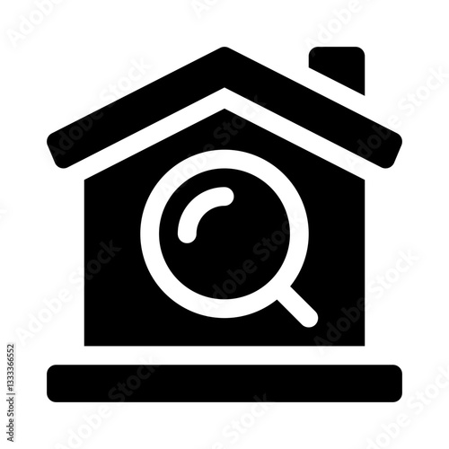 House search glyph icon