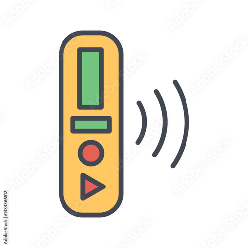 Digital Voice Recorder Vector Icon