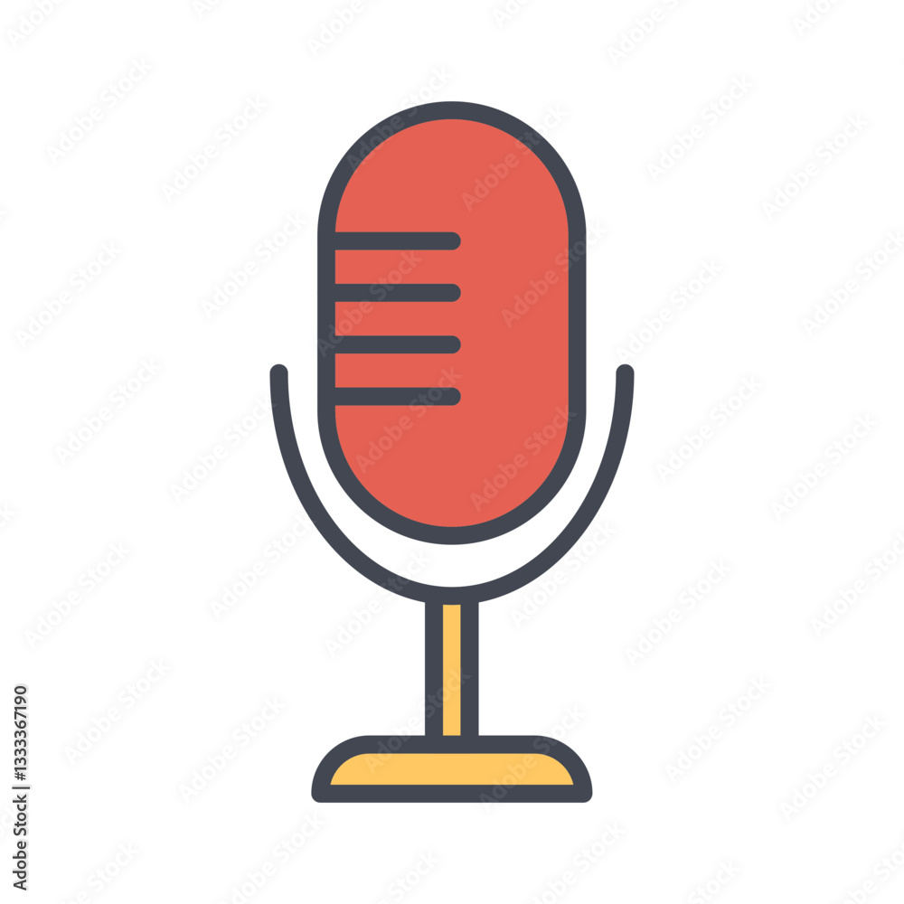 Microphone Vector Icon Microphone Vector Icon