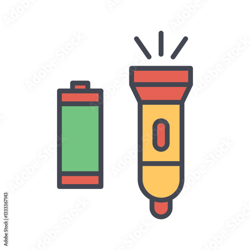 Spare batteries Vector Icon