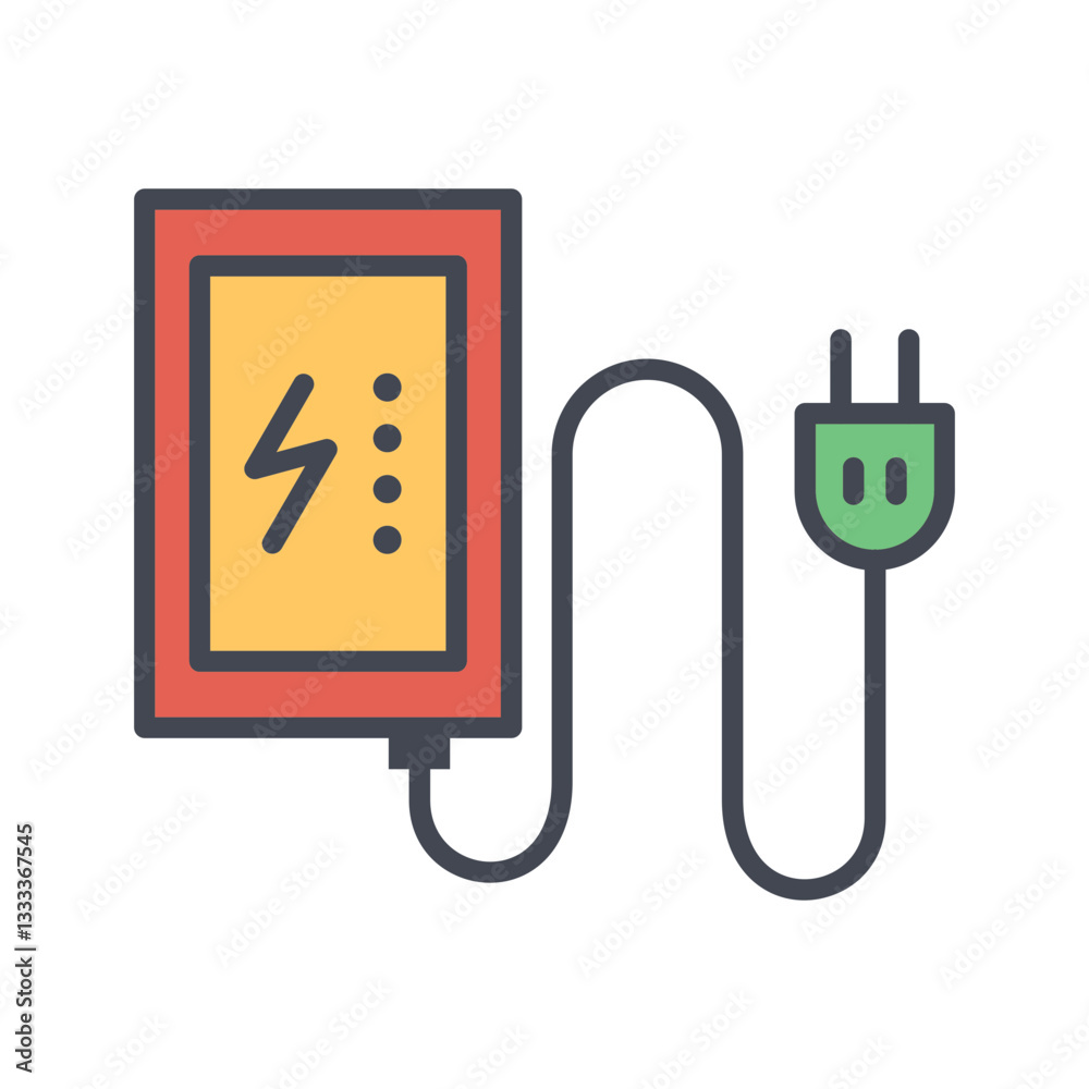 Power bank Vector Icon Power bank Vector Icon