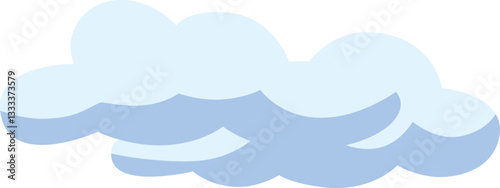 Cartoon Cloud Vector  Illustration
