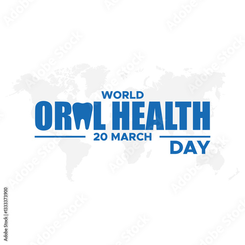 World Oral Health Day, World Oral Health Day is celebrated on March 20, World Oral Heath Day Vector Design,World Oral Health Day is a global initiative celebrated on March 20th annually.