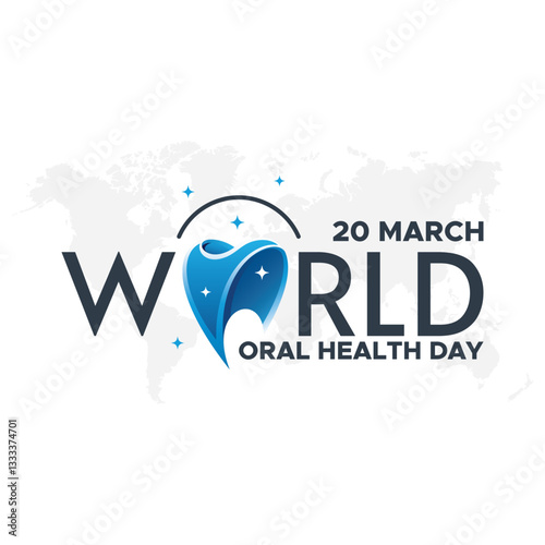 World Oral Health Day, World Oral Health Day is celebrated on March 20, World Oral Heath Day Vector Design,World Oral Health Day is a global initiative celebrated on March 20th annually.